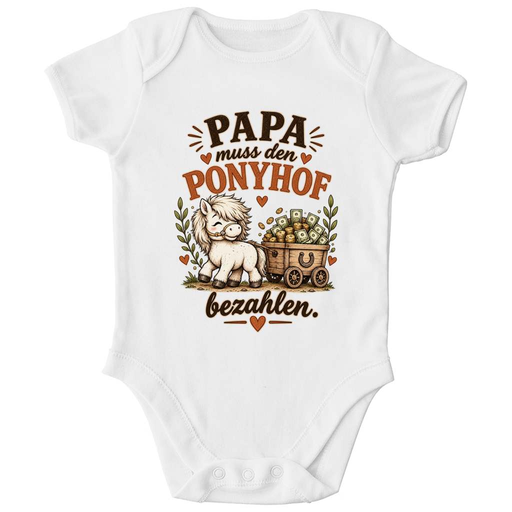 Papa muss den Ponyhof bezahlen. - Kinder Bio Body