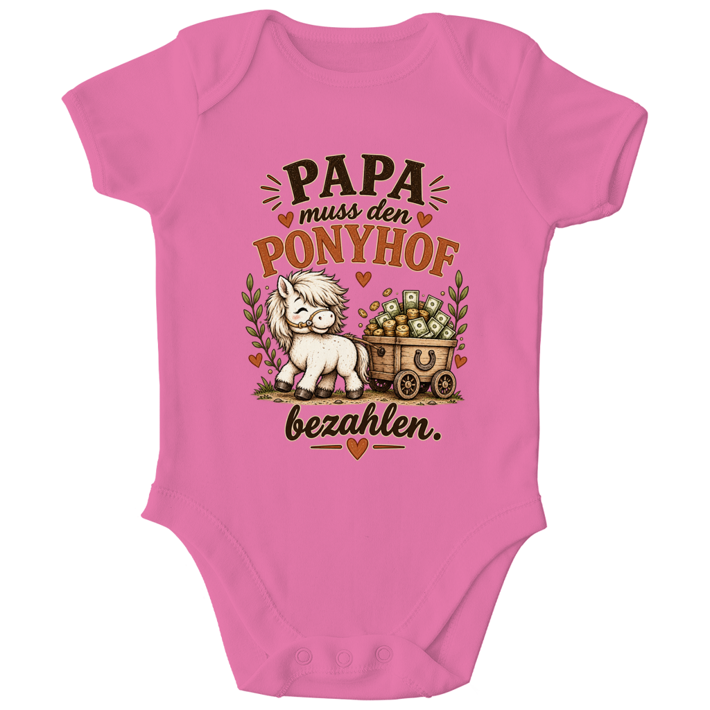 Papa muss den Ponyhof bezahlen. - Kinder Bio Body