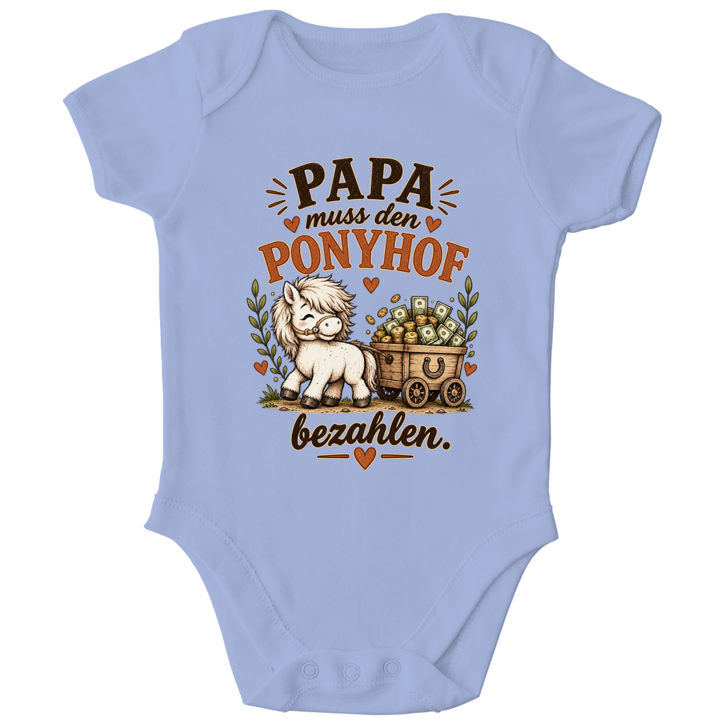 Papa muss den Ponyhof bezahlen. - Kinder Bio Body