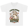 Laufen lernen? Erst reiten! - Kinder T-Shirt