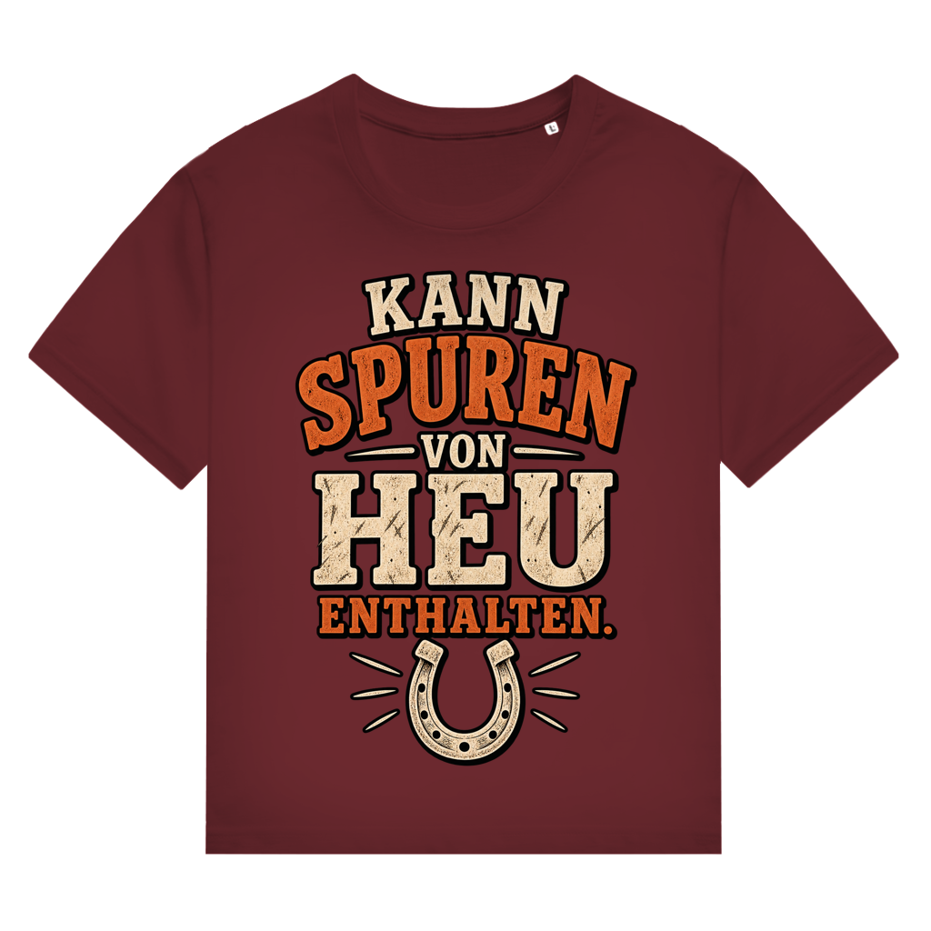 Kann Spuren von Heu enthalten - Damen T-Shirt