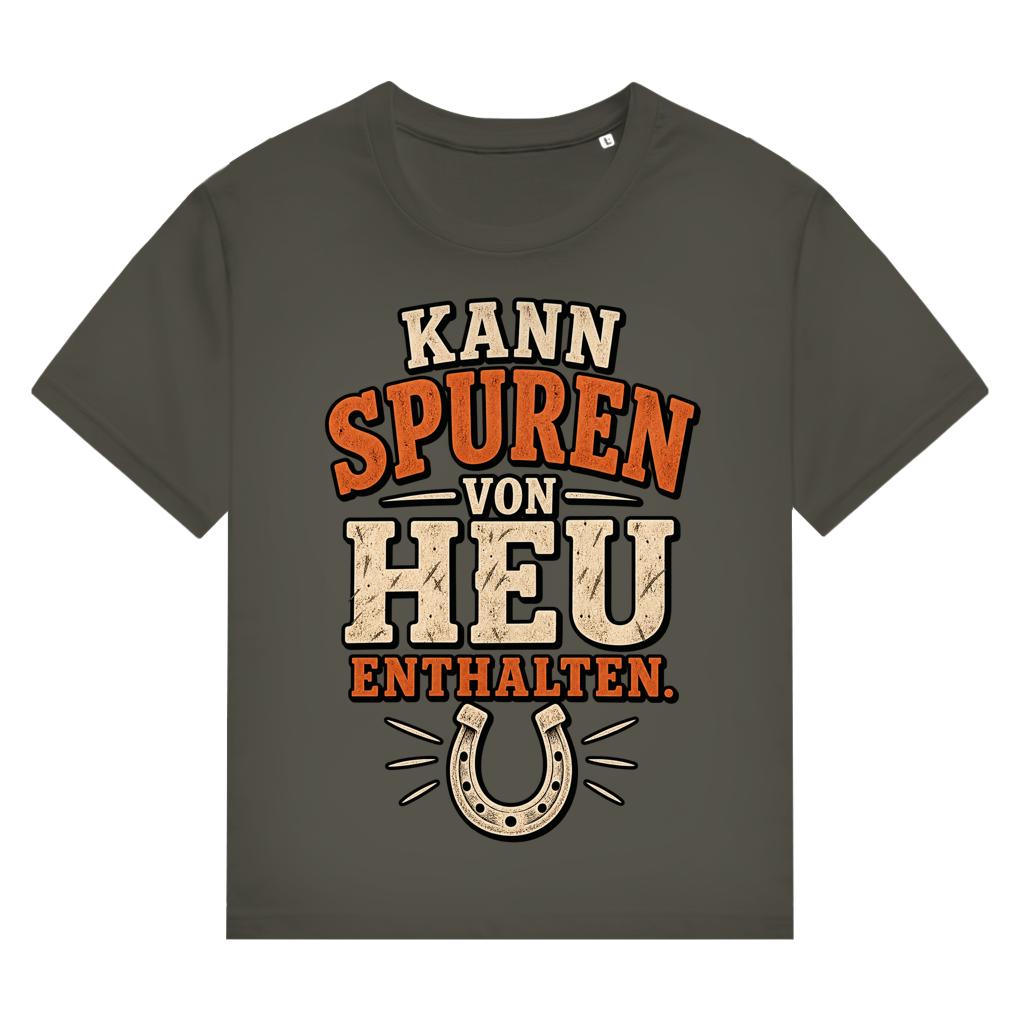 Kann Spuren von Heu enthalten - Damen T-Shirt