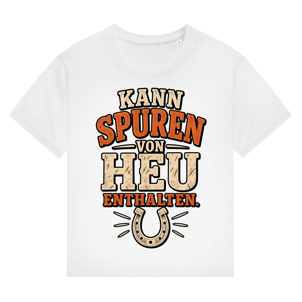 Kann Spuren von Heu enthalten - Damen T-Shirt