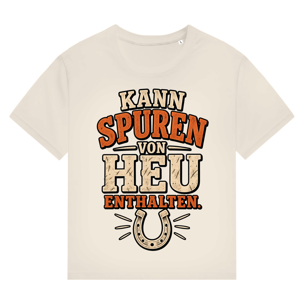 Kann Spuren von Heu enthalten - Damen T-Shirt