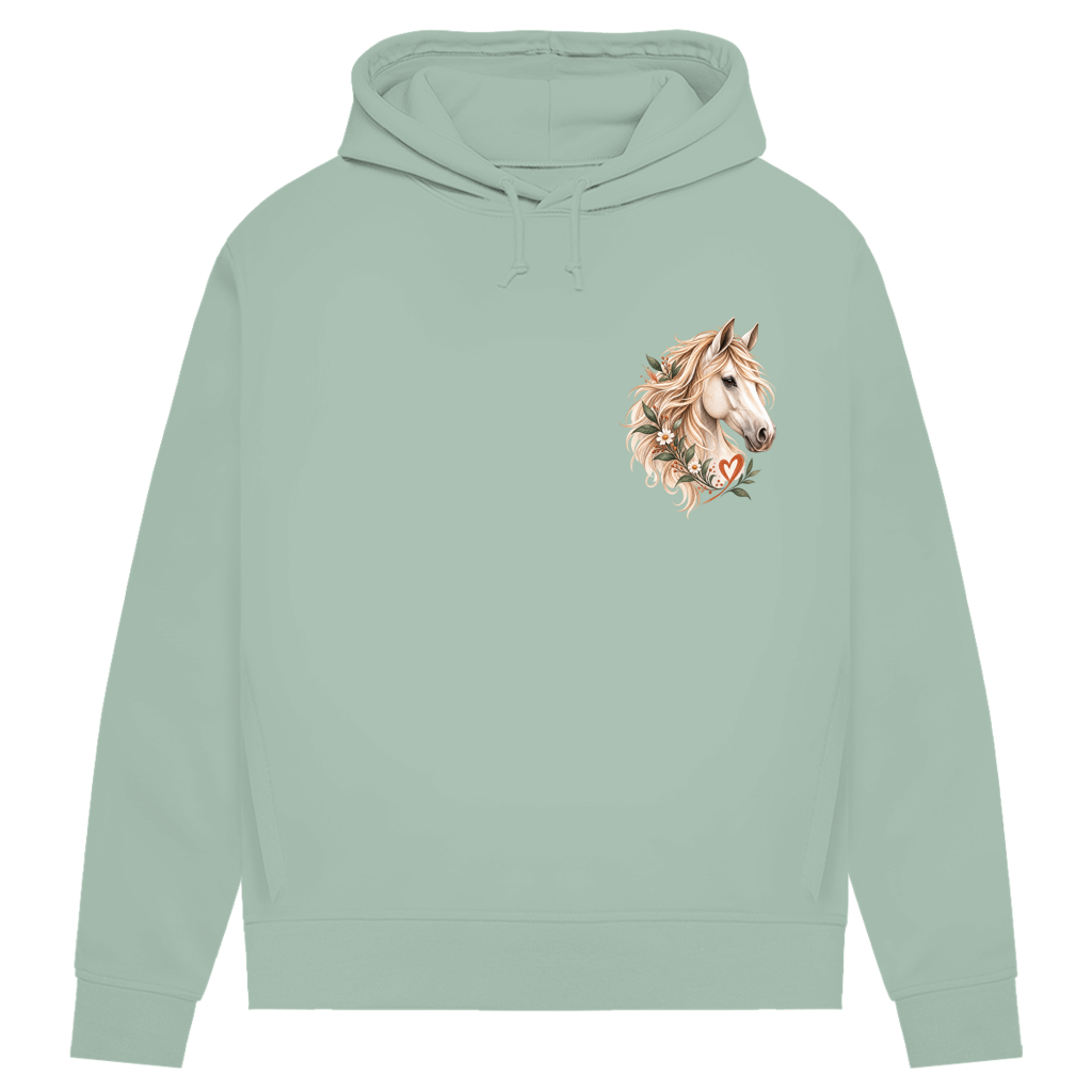 Pferdemensch aus tiefstem Herzen - Damen Premium Bio Hoodie