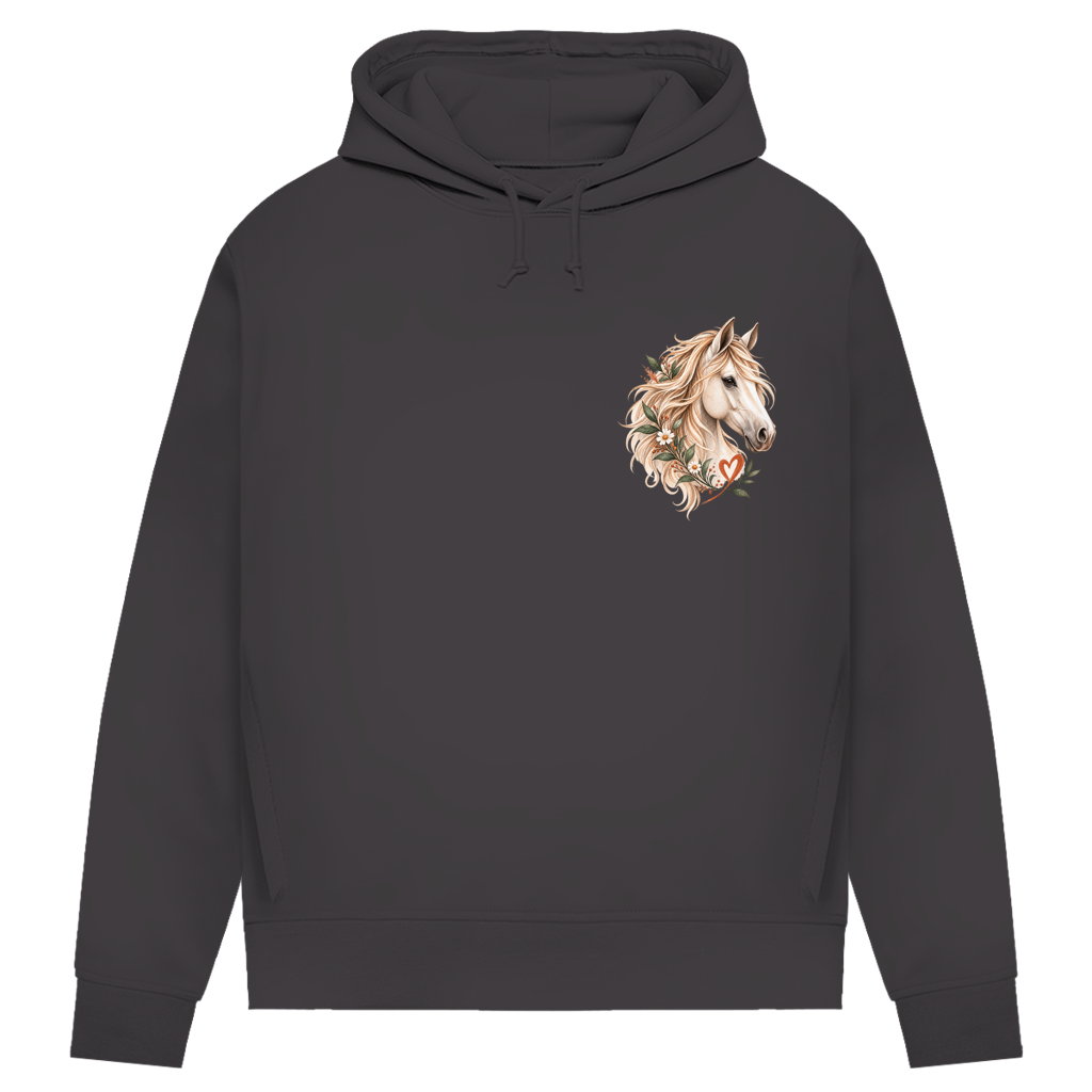 Pferdemensch aus tiefstem Herzen - Damen Premium Bio Hoodie