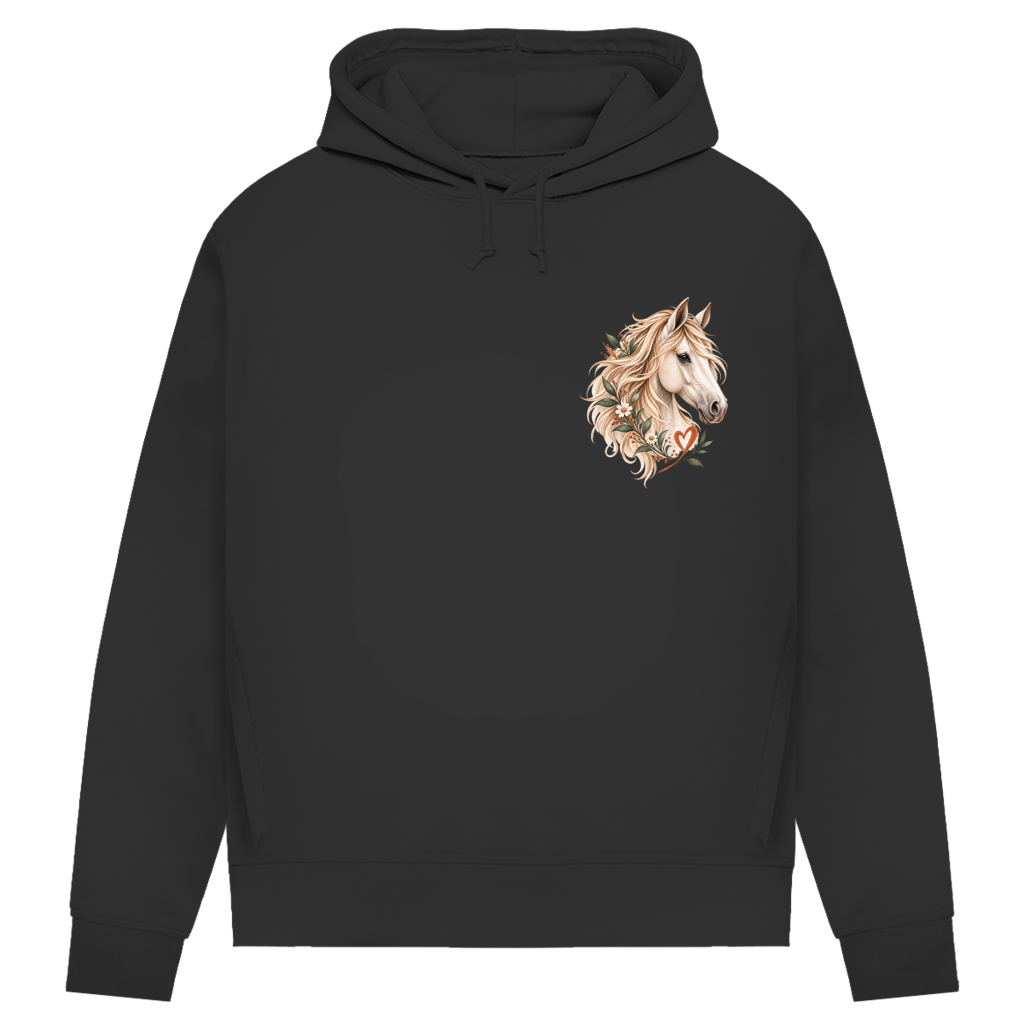 Pferdemensch aus tiefstem Herzen - Damen Premium Bio Hoodie