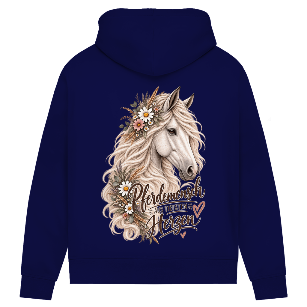 Pferdemensch aus tiefstem Herzen - Damen Premium Bio Hoodie