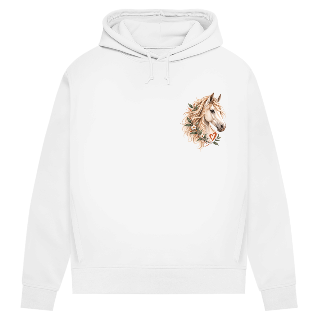 Pferdemensch aus tiefstem Herzen - Damen Premium Bio Hoodie